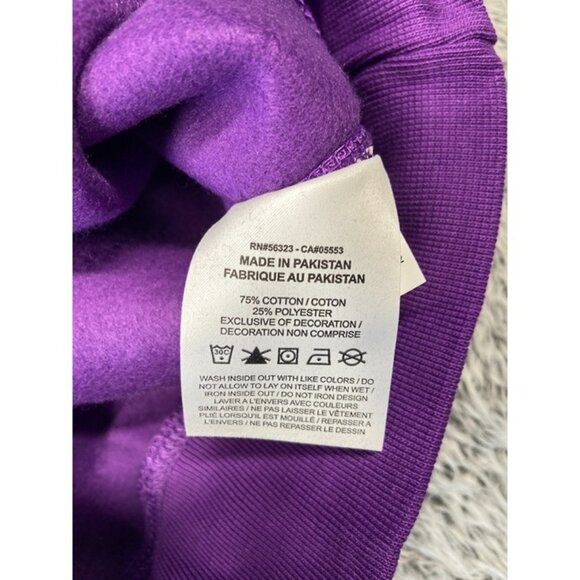 Nike ACG Therma-FIT Fleece Pullover Hoodie SZ Small Men Purple Cosmo DH3087-599 - Picture 6 of 8